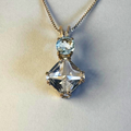 Danburite Mini Magician w/ Aquamarine