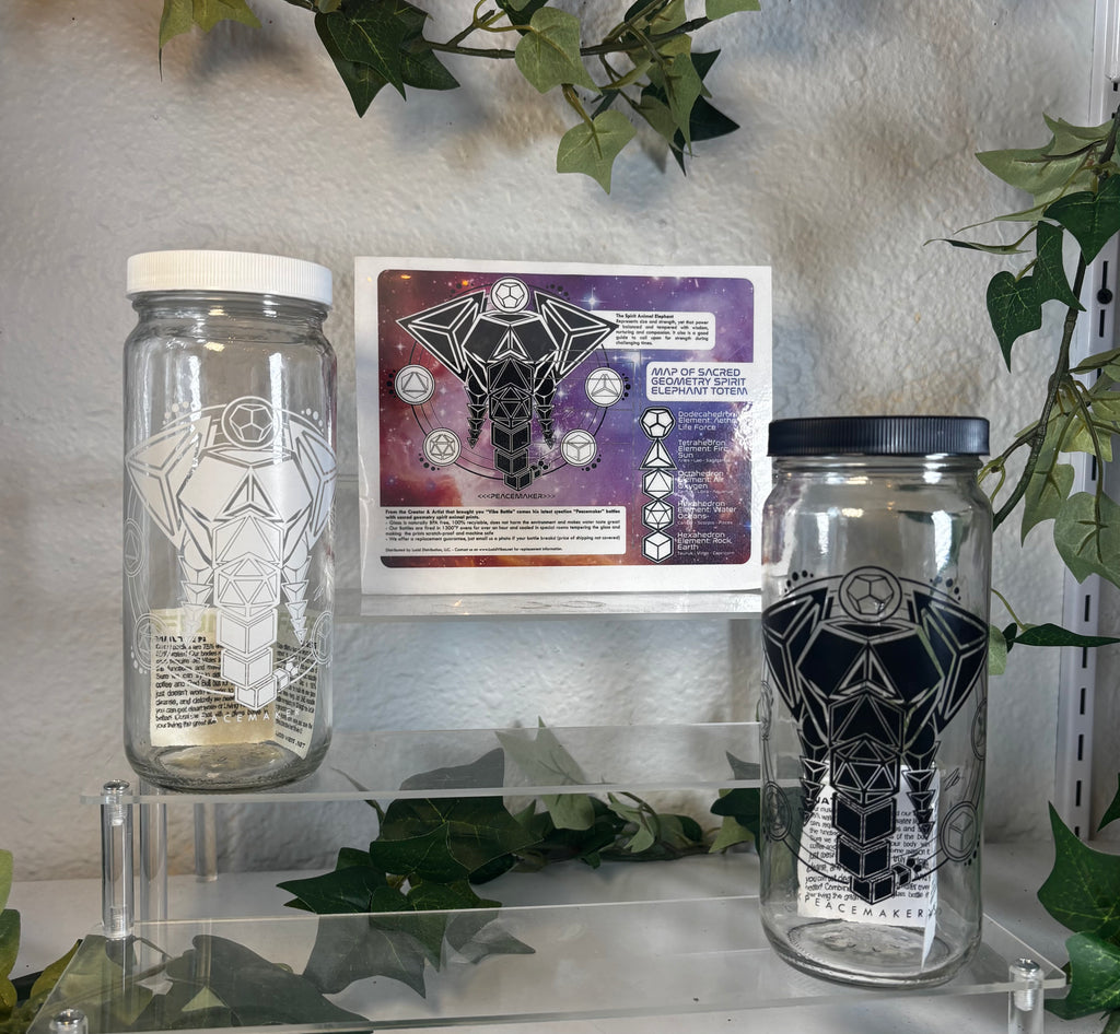 Sacred Geometry Elephant Cup
